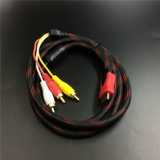 HDMI до VGA+AV LINE HD Computer HDMI для VGA Plus видео слева и правый канал 3RCA Lotus Line TV