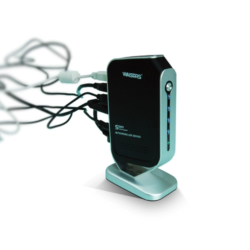 Принтер сетевого сервера USB2.0 Поделился несколько компьютеров 100m+4 Hub Hebao Hub