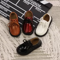 Детская удобная обувь для мальчиков для кожаной обуви, коллекция 2021, семейный стиль, в корейском стиле, зеркальный эффект