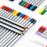 Marco Marco 7120 Water -solubale Color Pencil Mark Одинокий красочный цветовой карандаш 48.