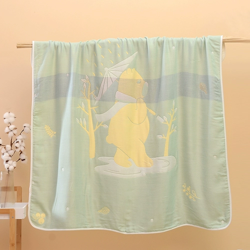 Банное полотенце для младенца, хлопковое марлевое мультяшное детское одеяло для новорожденных