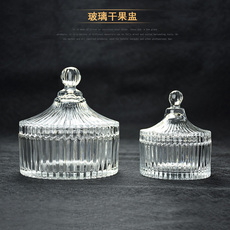 Сахарница 玻璃罐干果收纳罐干果糖盅缸调酒吧台装饰调料罐糖缸方糖罐