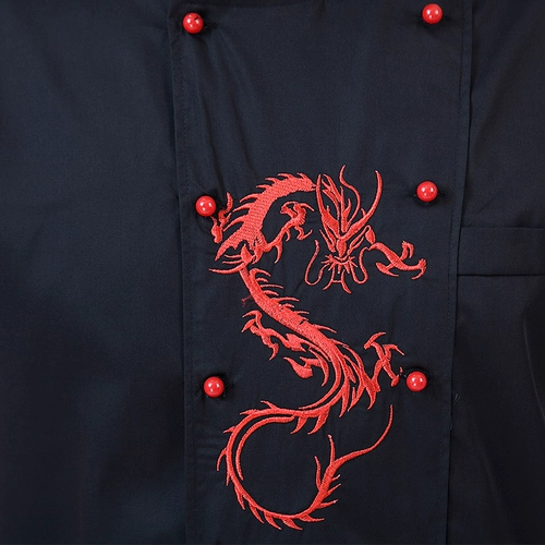 Пятизвездочный отель шеф-повар для мужчин с короткими рукавами летние шеф-повар