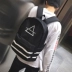 Nhật Bản đơn giản màu rắn túi chống thấm nước xu hướng thời trang học sinh trung học cơ sở ba lô ba lô máy tính ba lô - Ba lô Ba lô