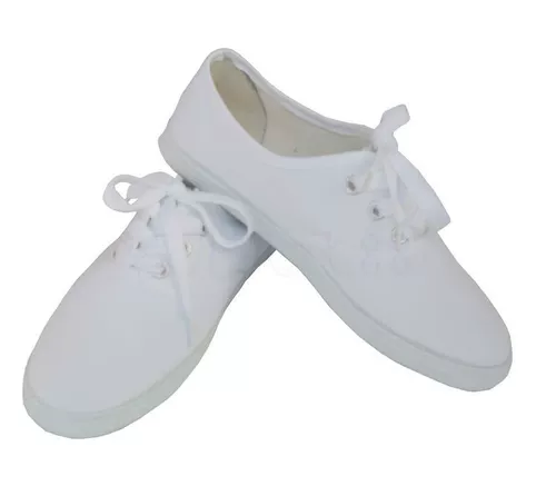 Белая тканевая спортивная обувь подходит для мужчин и женщин, мягкая подошва