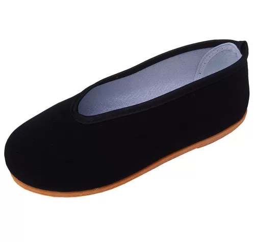 Старая пекинская танцевальная обувь танцевальная обувь черная ткань обувь детская обувь для обуви круглой рот мягкая подошва костюм танг красная армия