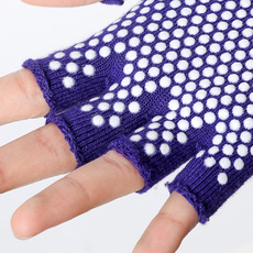 Перчатки для йоги 专业防滑瑜伽半指手套高空中瑜伽训练初学者运动健身手套棉透气女 Tazk