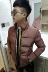 Áo thun cotton nam mùa đông 2018 mới cá tính thêu phiên bản Hàn Quốc áo khoác cotton dày ấm đứng cổ áo khoác trẻ trung - Bông Bông