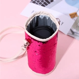 Модные блестки для ногтей, стакан, сумка-чехол, защитный чехол, комплект, сумка на одно плечо, портативный универсальный ремешок для сумки, чайник для школьников