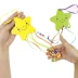 Tình yêu sao treo đồ trang trí treo hạt làm việc mẫu giáo trẻ em tự làm vật liệu thủ công gói đồ chơi giáo dục sáng tạo đồ chơi cho bé 2 tuổi Handmade / Creative DIY