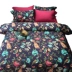 Bộ đồ ngủ bằng vải cotton satin dài bốn mảnh bằng vải cotton Ai Cập dài 60 chiếc - Bộ đồ giường bốn mảnh bộ chăn ga gối Bộ đồ giường bốn mảnh