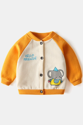 Куртка для мальчиков, детский кардиган, детская бейсбольная форма, коллекция 2022, в корейском стиле, осенняя, в западном стиле