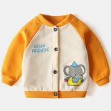 Куртка для мальчиков, детский кардиган, детская бейсбольная форма, коллекция 2022, в корейском стиле, осенняя, в западном стиле