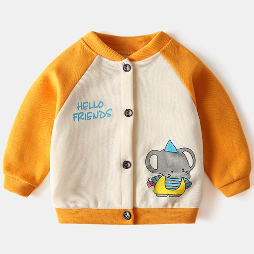 Куртка для мальчиков, детский кардиган, детская бейсбольная форма, коллекция 2022, в корейском стиле, осенняя, в западном стиле