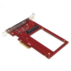 Card Card Card U2 U.2 Конверсионная карта SFF8639 Интерфейс на PCIe 3.0x4 вращающаяся карта вращения жесткой карты