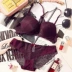 Ren lụa gạc thu thập ladies bra set cám dỗ thoáng khí thu thập kích thước lớn đồ lót vô hình mỏng mỏng áo ngực Áo ngực ren Now Bras