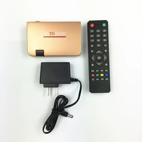 Телевизионная коробка RF To HDMI TV в HDMI -приемник закрытый кабельный сигнал передачи сигнала видео/проекция/прохладное отверстие