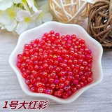 Украшение-шарик, бусины, браслет из бисера ручной работы, аксессуар для волос, 4mm