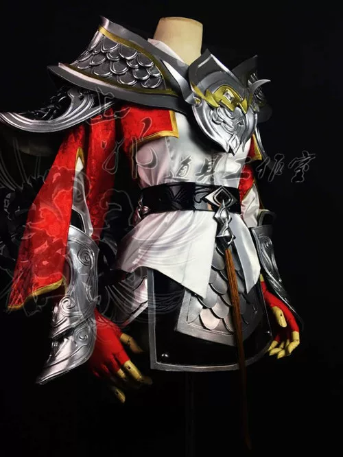 [Upper evil props] Swordsman love three/Shuo Xuejun Tai/Shuo Xue Tiance Zhengtai/COS armor/beautiful silver