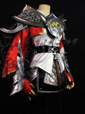 taobao agent [Upper evil props] Swordsman love three/Shuo Xuejun Tai/Shuo Xue Tiance Zhengtai/COS armor/beautiful silver