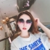 Net red 2018 new vòng sunglasses nữ Hàn Quốc phiên bản của không khung pha lê cắt tỉa tính khí thời trang UV sunglasses