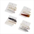 2020 New French Vintage Retro Pearl BB Clip in Hair Clip Three Piece Set Phụ kiện tóc Word Clip Edge Clip - Phụ kiện tóc