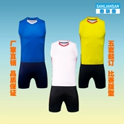 叁 clothing Quần áo bóng chuyền chính hãng Quần áo thi đấu thể thao nam Quần áo phù hợp với huấn luyện viên áo tùy chỉnh
