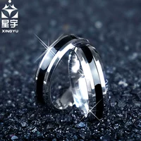 Nhẫn nam độc quyền Thời trang phiên bản Hàn Quốc đơn giản của vòng titan thép cá tính thủy triều boy trang sức nhẫn phụ kiện nhẫn bạc pnj