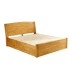 Giường gỗ nguyên chất nguyên chất đầy đủ tuyết tùng mới Trung Quốc giường đôi 1,5 m 1,8 m lưu trữ giường cưới nội thất phòng ngủ màu gỗ - Giường