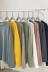 Áo mới 2018 mùa thu mới, quần lửng ống rộng, hoang dã đơn giản, trẻ trung Hàn Quốc áo thun dài tay giản dị áo thun nike Áo khoác đôi