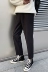 Zijun xuân Hàn phong cách hoang dã quần giản dị Hồng Kông phong cách lỏng xu hướng quần nam màu rắn quần ulzzang - 3/4 Jeans