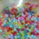 Смешанный -колор желе с рисовыми бусинками 6 мм50 составляет около 5,75 грамма