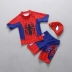 Áo Tắm trẻ em Trai Chia Cartoon Spider-Man Đồ Bơi Nhanh Chóng làm khô Kem Chống Nắng Áo Tắm Đồ Bơi Sinh Viên Đồ Bơi Đồ Bơi Bộ đồ bơi của Kid