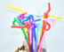 Màu ống hút 100 mẫu giáo vẽ trẻ em của TỰ LÀM nguyên liệu handmade công cụ sáng tạo trước khi sinh giáo dục Handmade / Creative DIY