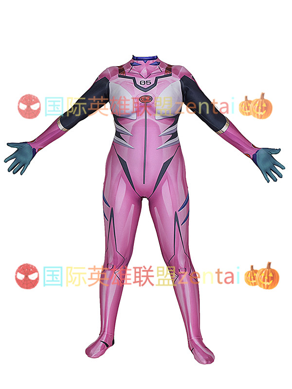 PinkNew century gospel warrior EVA warrior Cosplay Conjoined body Tights role play the role zentai suit