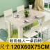 Bàn gia đình bàn ăn bàn gỗ dài bảng Châu Âu bàn ăn và ghế kết hợp bằng gỗ class 1 bảng 6 ghế
