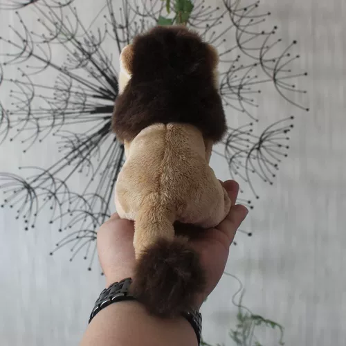 Реалистичная плюшевая милая игрушка, маленькая тряпичная кукла, лев, подарок на день рождения