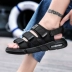 Dép đi biển nam 2019 mùa hè mới màu đen không khí đệm thể thao - Giày thể thao / sandles Giày thể thao / sandles