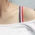 Đồ lót dây đeo vai mùa hè vai kẹo màu trượt điều chỉnh Hàn Quốc 2.0 rộng móc sexy điều chỉnh dây đeo áo ngực dây quai áo lót Vai tráng