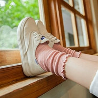 Хлопковые цветные осенние носки для беременных, средней длины