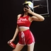 2018 hiphop mới retro cao eo mỏng màu trắng thể thao bên chạy quần short nhà nóng quần quần ngủ nữ mùa hè Quần short