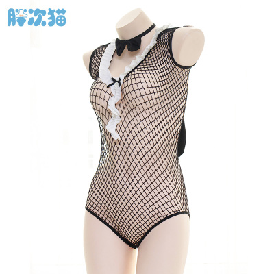 【撩汉出品】可爱又销魂,兔女郎网衣 网袜死库水低胸镂空连身袜-淘宝网 【撩汉出品】可爱又销魂,兔女郎网衣 网袜死库水低胸镂空连身袜-淘宝网