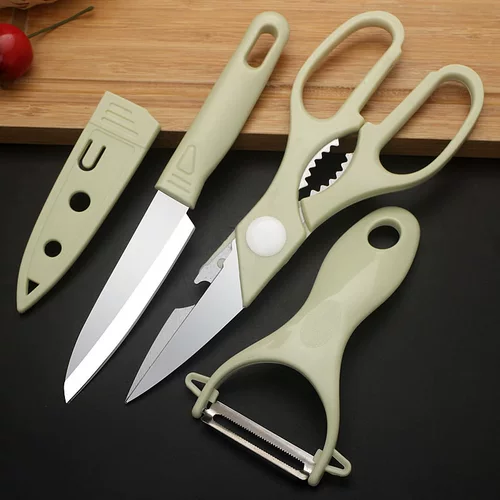 Фруктовая кухня из нержавеющей стали, ножницы, универсальный нож, новая коллекция, 3 предмета