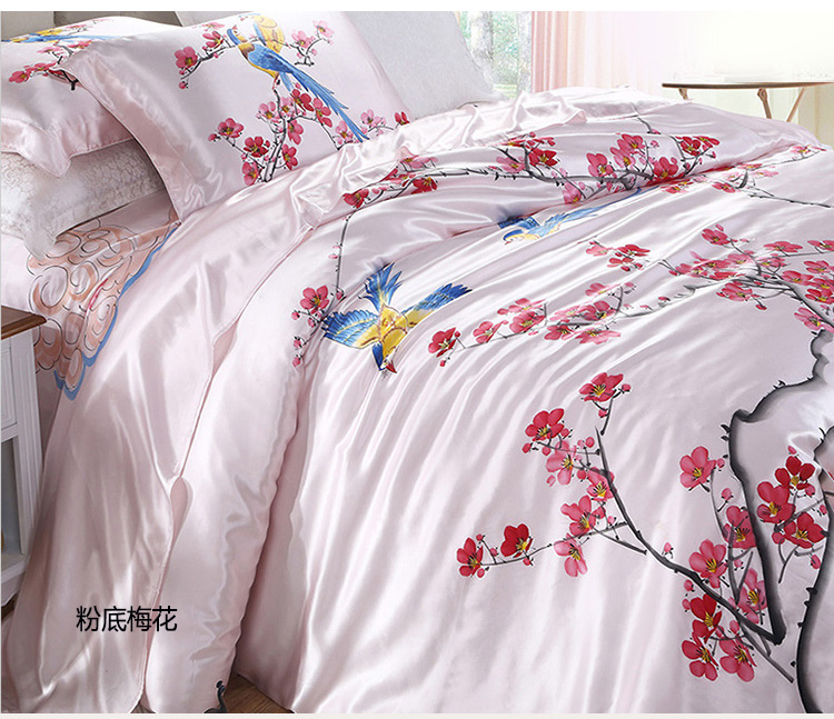 2020 NEW 100 MULBERRY SILK DOUBLE -DOUBLE -SILK QUILT SILK BED SUPPLIES HAND -PAINTED QUILT SEAMLESS