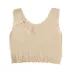 Băng lụa một mảnh liền mạch ống đầu bọc ngực cô gái đoạn ngắn thu thập nhỏ vest chống ánh sáng cơ sở áo cotton nam mùa hè Áo vest