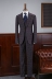 IsirHonour Neapolitan Retro Brown Bộ đồ kẻ sọc mỏng Bộ đồ vest nam Anh Bộ ba mảnh - Suit phù hợp