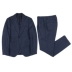 IsirHonour nguyên bản retro cổ điển màu xanh xương cá phù hợp với ba mảnh len Anh phù hợp với nam - Suit phù hợp sơ mi nam Suit phù hợp