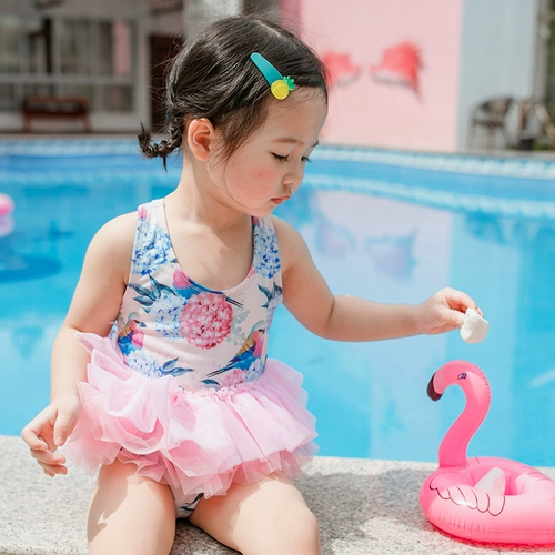 Детский милый быстросохнущий купальник для принцессы для раннего возраста, 3 лет