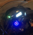 Xe máy một nút bắt đầu tự động cảm ứng báo động chống trộm keyless chuyển đổi nút phát sáng đạp Lei Zhenzi Báo động chống trộm xe máy