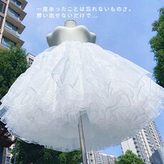 Свадебный кринолин 裙撑lolit洛丽塔衬裙四层暴力日常软纱无骨纱撑花田喜事云朵撑